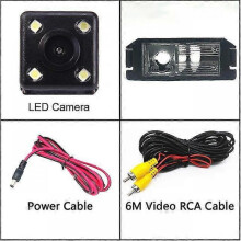 (4 LED) For Kia Picanto / Morning (ta) 2011~2018 Reversing Camera Car Back Up Parking Camera Rear View Camera Ccd Night Vision