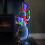Samuel Alexander 76cm LED Infinity Standing Snowman Christmas Decoration 3