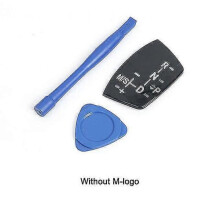 (Long without M) New Car Shift Knob Panel Gear Button Cover Emblem M Performance Sticker For Bmw X1 X3 X5 X6 M3 M5 F01 F10 F30 F35 F15 F16 F18