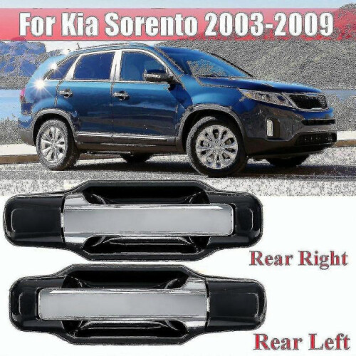 Left Front Exterior Door Handle - Compatible with Kia Sorento 2003-2009 1