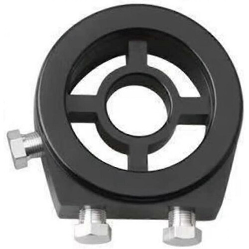 Pressure Oil Filter Adapter Kit Sandwich Plate (black) (1pcs)
