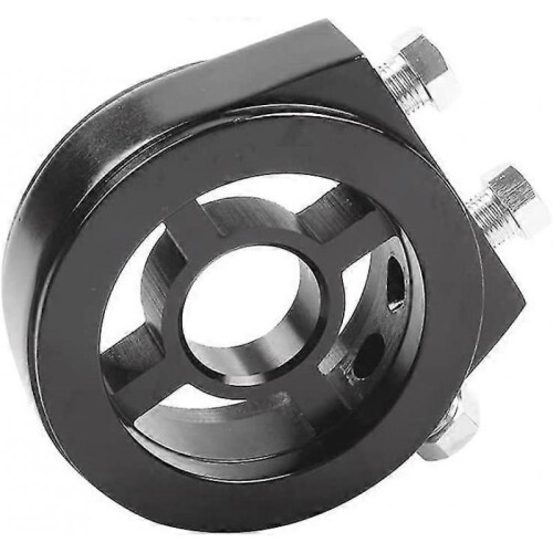 Pressure Oil Filter Adapter Kit Sandwich Plate (black) (1pcs) 1