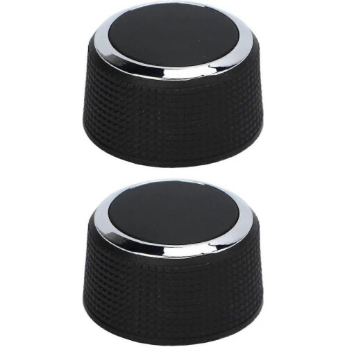 Car Volume Control Knob Volume Adjustment Button (black) (2pcs)
