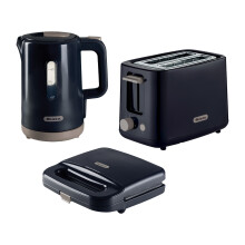 Ariete Breakfast Line, Kettle, Toaster & Sandwich Toaster Set, Grey