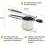 Puree Press, Stainless Steel Potato Press with 3 Interchangeable Discs 2