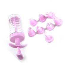 Frosting Syringe Moulds Cake Decoration Piping Cream Syringe Tip Set