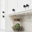 20pcs Door Knobs Drawer Knobs 30mm Vintage Handles Furniture Cabinet Knobs for Kitchen Cupboards (black) 2