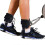 2pcs Adjustable Ankle Straps for Cable Machine Gym Ankle Strap Double D-ring Ankle Cuff Straps 3