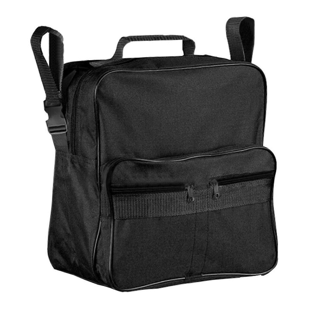 (Gray, One Size) Convenient Wheelchair Side Pouch Outdoor Wheelchair Storage Companion Large Capacity Waterproof Hanging Organizers Black 7683012658297