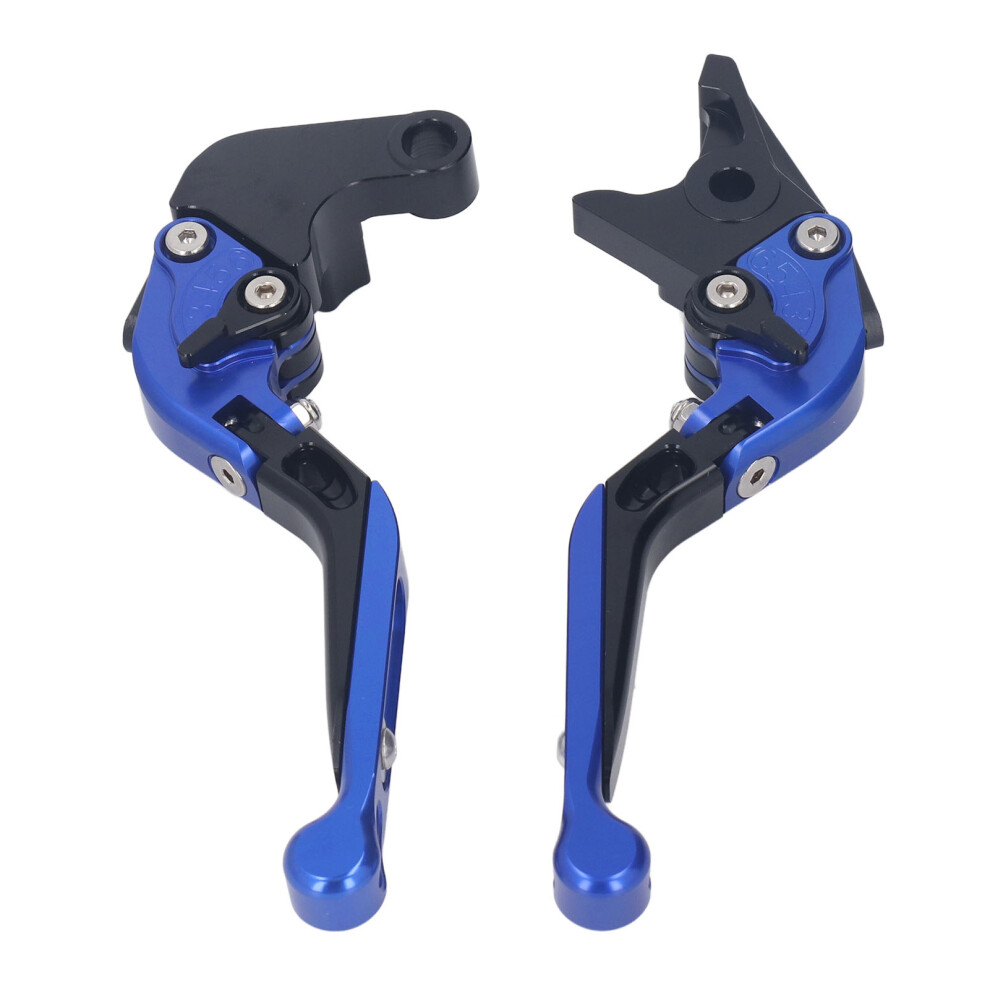 Motorcycle Folding Clutch Lever Adjustable Reliable Locking Mechanism Cnc 6061 Aluminum Alloy For Cbr650f Cb650f R Blue 8701313996548