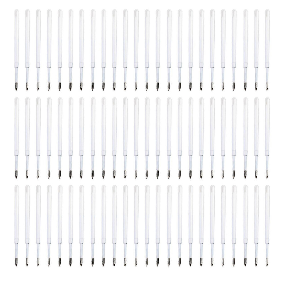 (Black, One Size) 100Pcs Pen Refill Ballpoint Pen Replacement Refills, Black/Blue Inks Smooth To Write,Quick Drying Pen Refills 7683012656590