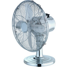 Challenge 12 Inch Oscillating Desk Fan - Chrome - Refurbished