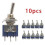 Toggle Switch 12v/ 110v/ 220v 3-position 6mm Durable High Quality(blue)(10pcs ) 5