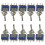 Toggle Switch 12v/ 110v/ 220v 3-position 6mm Durable High Quality(blue)(10pcs ) 1