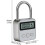 Metal Timer Lock When Padlock (silver) (1pcs) 2