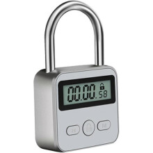 Metal Timer Lock When Padlock (silver) (1pcs)