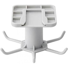 (Gray) 2pcs Kitchen Utensil Holder 360 Rotatable Kitchen Utensils Holder With 6 Hooks For Bathroom Kitchen