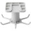 (Gray) 2pcs Kitchen Utensil Holder 360 Rotatable Kitchen Utensils Holder With 6 Hooks For Bathroom Kitchen 1
