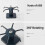 (Gray) 2pcs Kitchen Utensil Holder 360 Rotatable Kitchen Utensils Holder With 6 Hooks For Bathroom Kitchen 5