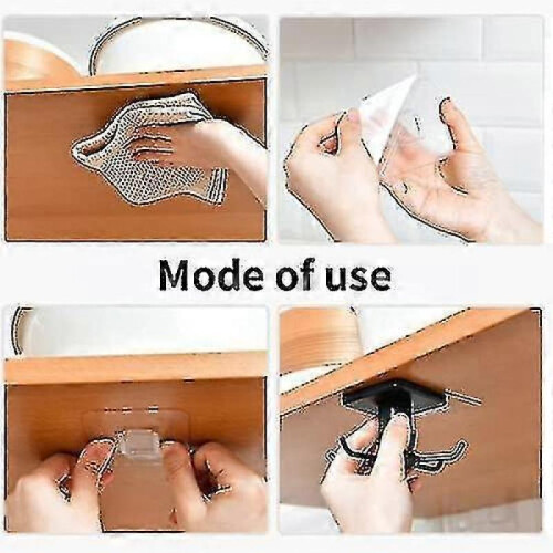 (Gray) 2pcs Kitchen Utensil Holder 360 Rotatable Kitchen Utensils Holder With 6 Hooks For Bathroom Kitchen 2