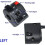 Motorcycle Handlebar Switch, Controller, Flashing Horn, Start Button, 1 Pair 5