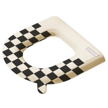 Schachbrett EVA Toilettenmatte 100.00 g 18x26/39x43cm
