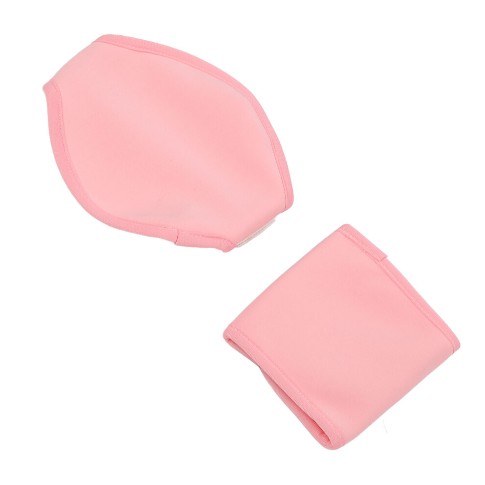 2pcs Knee Feet Castor Oil Pack Leakproof Reusable Soft Castor Oil Compress Pad for Improve Sleeping