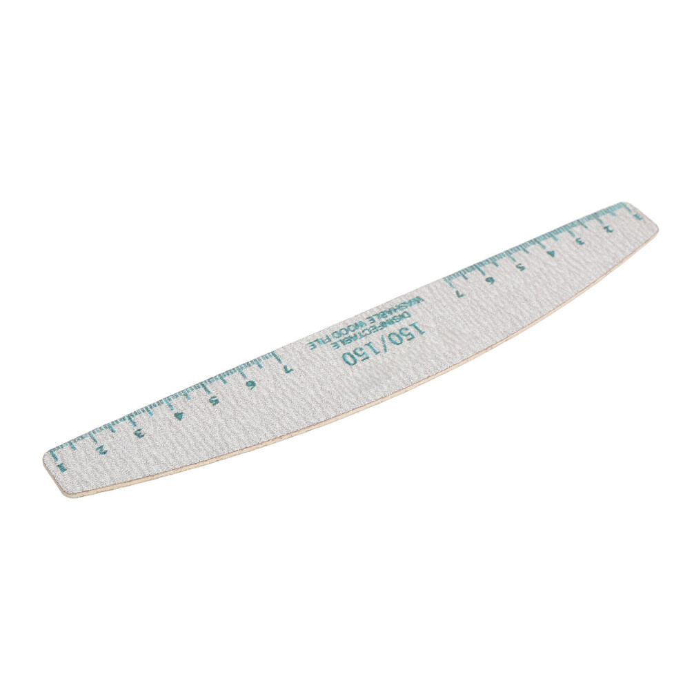 50pcs Nail Art File 150/150 Grit Polishing Reusable Washable Professional Nail Buffering File