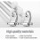 Rolling String Tree Holder Metal Electric Guitar String Guides with Screws (silver) (4pcs) 2