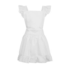 Maid Clothing Vintage Apron White Kitchen Apron Cooking Baking Cleaning Waitress Apron
