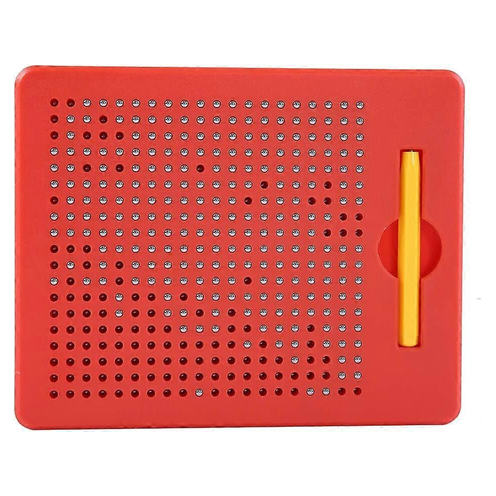 (As show, One size) (Red)Magic Slate Magnetic Drawing Board Magnet Pad Drawing Board with Pen for Kid Educational Toy Creativity Tablet ABS Tablet Dra