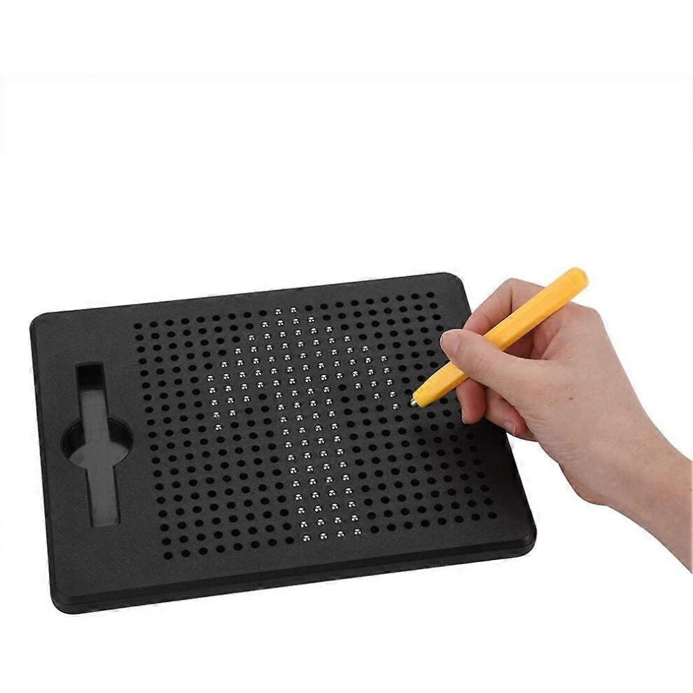 (As show, One size) (Black)Magic Slate Magnetic Drawing Board Magnet Pad Drawing Board with Pen for Kid Educational Toy Creativity Tablet ABS Tablet D