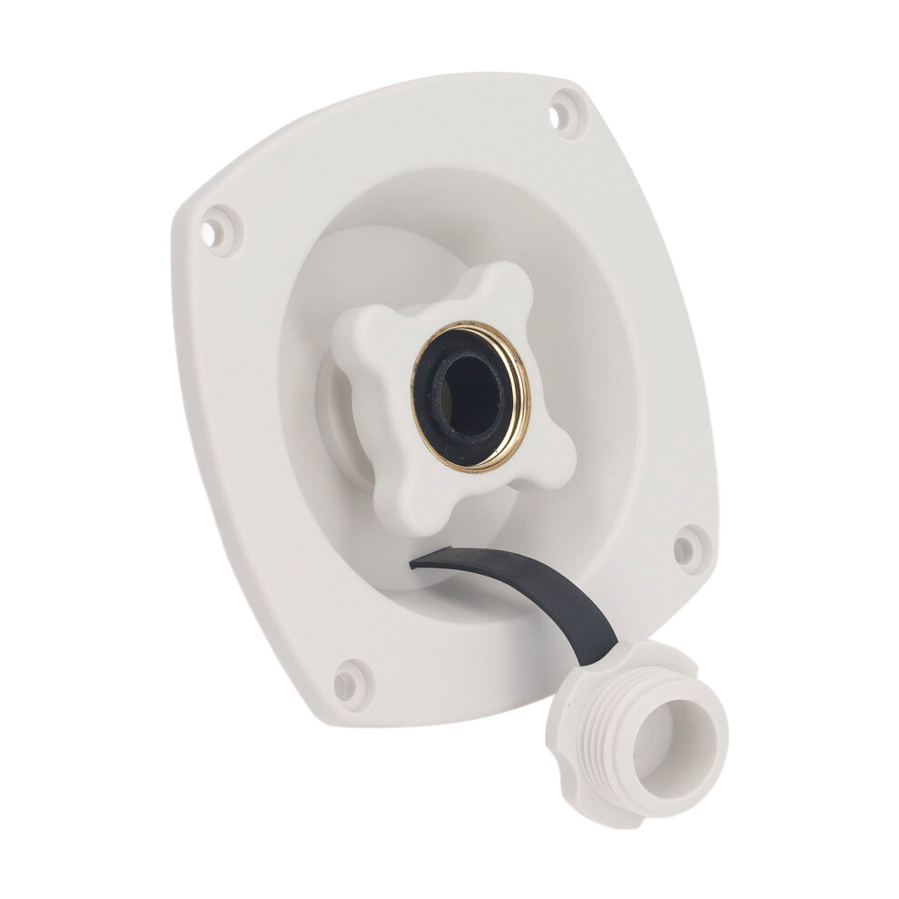 Wall Mount Filler Regulator Impact Resistant Pressure Regulated Water Entry For Rv Trailer Camper Boat White 8731314005154