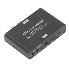 Digital-Analog-Audio-Konverter 192 kHz Aluminiumlegierung RCA 3,5 mm Adapter