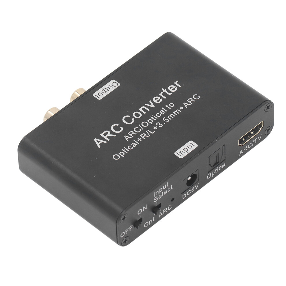 Digital To Analog Audio Converter 192Khz Optical To Rca 3.5Mm Stereo Audio Adapter For Amplifier Speaker Tv 7891314005132