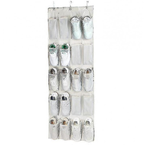 20 Pocket Over The Door Hanging Large-size Shoe Organizer 1