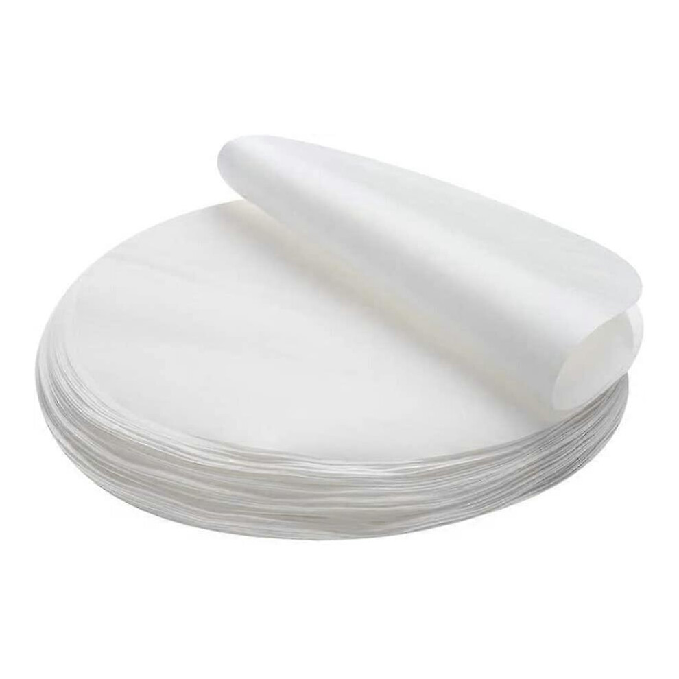(As show, One size) 500 Pcs Non-Stick Paper,9cmRound Non-stick Paper Baking Sheets Tin Foil Paper for Parfaits Hamburgers Cheeseburgers Fricadelles Du
