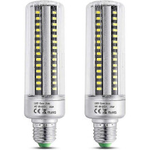 E27 25w Led Light Bulb Warm White 3000k, 2500lm High Brightness, Halogen Equivalent 200w Light Bulb, Non-dimmable, E27 Led Corn Light Bulb for Ceiling