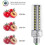 E27 25w Led Light Bulb Warm White 3000k, 2500lm High Brightness, Halogen Equivalent 200w Light Bulb, Non-dimmable, E27 Led Corn Light Bulb for Ceiling 4
