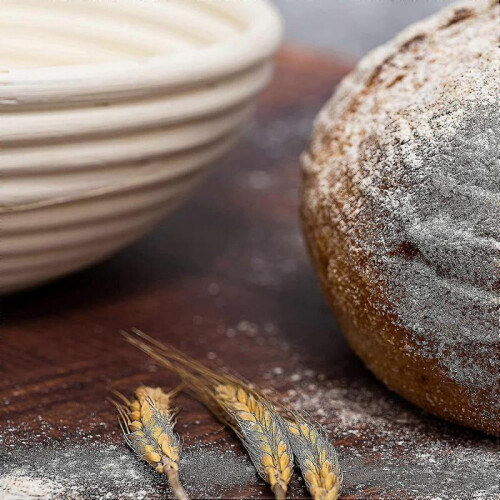 Bread Proofing Basket Set Of 2 Round And Oval, Baking Too 1