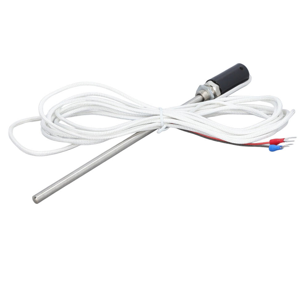 Temperature Sensor Probe Replacement Stainless Steel K Type Digital Temperature Transmitter Extension Cable 4m