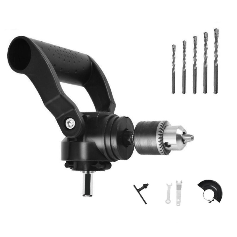 (As Show, One Size) Universal Corner Drill Adapter Flexible Right Angles Drill Bit Extension Upgrades For Enhances Access In Narrow Areas 7683012613258