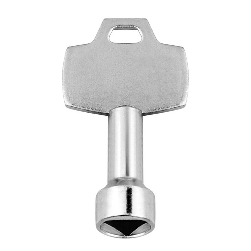 (As Show, One Size) Triangles Spanner Key, Matel Triangular Lock Key Socket Universal Utility Key For Elevator Door Triangles Panel Lock 7683012614156