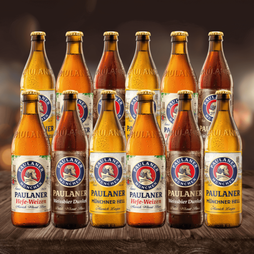 Paulaner German Beer Mixed Case 500ml Bottles (12 Pack)