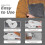Rechargeable Electric Hot Water Bottle - Grey - 2068 4