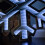 Samuel Alexander 40cm Infinity Light up Hanging Christmas Snowflake Decoration with White LEDs 7