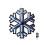 Samuel Alexander 40cm Infinity Light up Hanging Christmas Snowflake Decoration with White LEDs 10