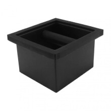 Coffee Ground Knock Box Chute Stainless Steel Built In Desktop Bottomless Knocking Slag Bucket for Home