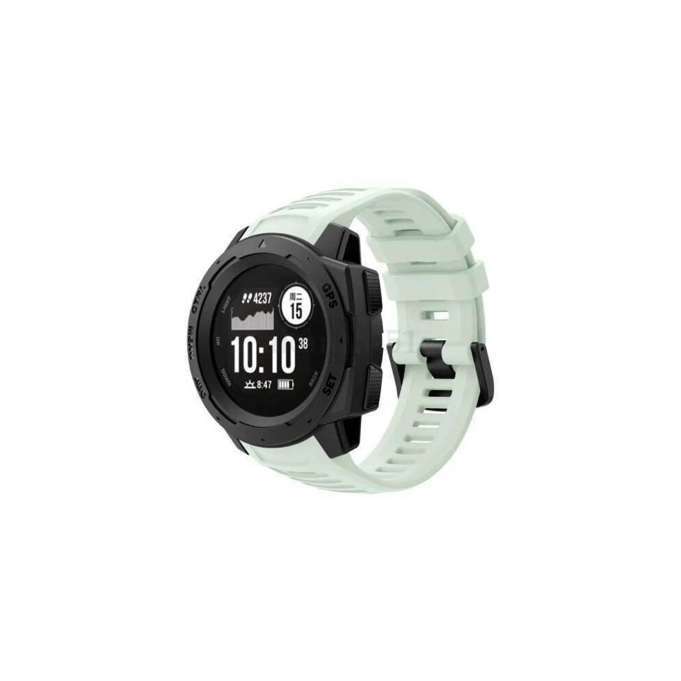 ( - Strap Only, For Instinct Dual Power Surf) Sport Silicone Watch Band Strap For Garmin Instinct Esports/Solar/Tactical Blue 6963793817108