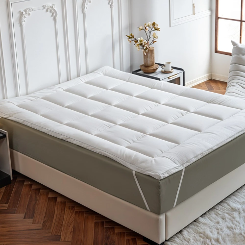 (Double) Mattress Topper Extra Deep 4 Inch Thick(10CM) - Quilted